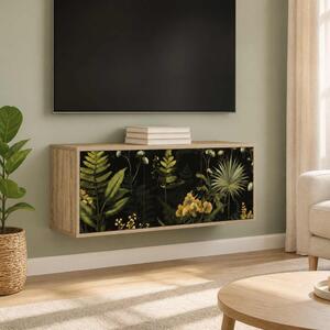 Falsítható TV Szekrény RHENEN 102 x 33 x 40 cm Sonoma Tölgy
