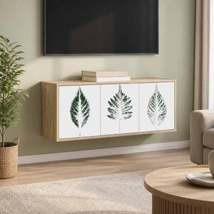Falsítható TV Szekrény HANAU 102 x 33 x 40 cm Sonoma Tölgy