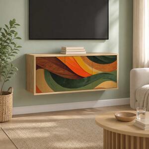 Falsítható TV Szekrény BONN 102 x 33 x 40 cm Sonoma Tölgy