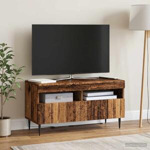 LED TV szekrény ZWOLLE 81 x 35 x 43 cm Antik Fa Szerelt Fa