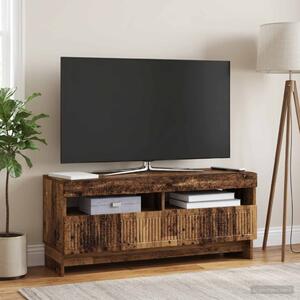 LED TV szekrény EDE 100 x 35 x 43 cm Antik Fa Szerelt Fa