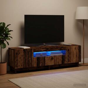 LED TV szekrény EDE 153 x 35 x 43 cm Antik Fa Szerelt Fa