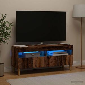 LED TV szekrény ARNHEM 100 x 35 x 43 cm Antik Fa Szerelt Fa