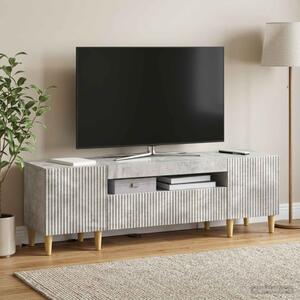 LED TV szekrény ARNHEM 153 x 35 x 43 cm Betonszürke Szerelt Fa