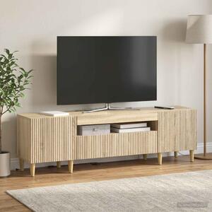 LED TV szekrény ARNHEM 153 x 35 x 43 cm Sonoma Tölgy Szerelt Fa