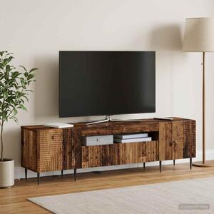 LED TV szekrény HAARLEM 153 x 35 x 43 cm Antik Fa Szerelt Fa