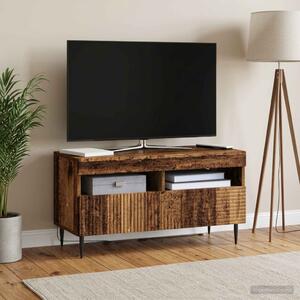 LED TV szekrény HAARLEM 81 x 35 x 43 cm Antik Fa Szerelt Fa