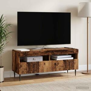 LED TV szekrény HAARLEM 100 x 35 x 43 cm Antik Fa Szerelt Fa
