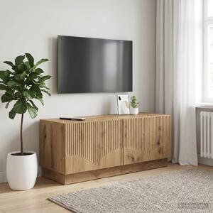 TV szekrény Kézműves Tölgy Szerelt Fa