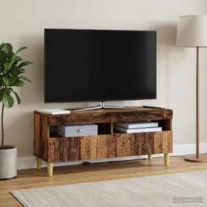 LED TV szekrény Antik Fa Szerelt Fa