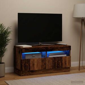 LED TV szekrény Antik Fa Szerelt Fa