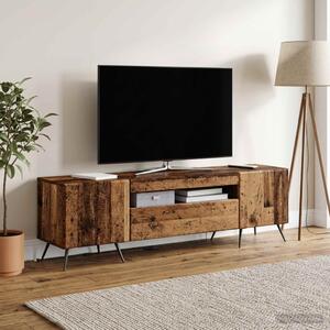 LED TV szekrény Antik Fa Szerelt Fa