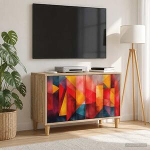 TV szekrény HEESCH 69 x 33 x 50 cm Sonoma Szerelt Fa
