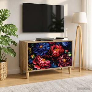 TV szekrény KIEL 69 x 33 x 50 cm Sonoma Szerelt Fa