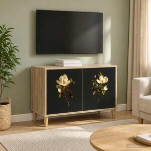 TV szekrény BREMEN 69 x 33 x 50 cm Sonoma Szerelt Fa