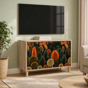 TV szekrény ZAANDAM 69 x 33 x 50 cm Sonoma Szerelt Fa