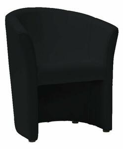 TM-1 Fekete Fotel - Wenge Lábak