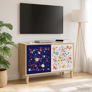 TV szekrény MAINZ 69 x 33 x 50 cm Sonoma Szerelt Fa