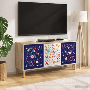 TV szekrény MAINZ 102 x 33 x 50 cm Sonoma Szerelt Fa