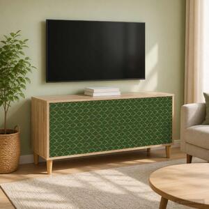 TV szekrény GELEEN 102 x 33 x 50 cm Sonoma Szerelt Fa