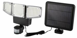 Napelemes fali lámpa, LED, mozgásérzékelő, 2 világítási mód, 10 W, 1000 lm, IP65, NEO