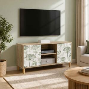 TV szekrény GOTHA 102 x 33 x 50 cm Sonoma Szerelt Fa