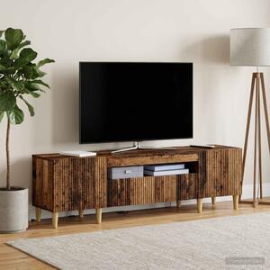 LED TV szekrény ARNHEM 153 x 35 x 43 cm Antik Fa Szerelt Fa