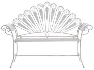Kerti pad PAVIA 146 cm Fém Törtfehér