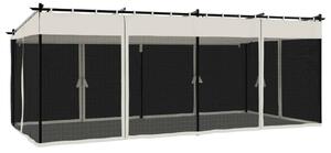 VidaXL Kerti Pavilon - Hálós Oldalakkal - 6x3m