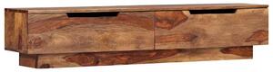 Tömör fa TV-szekrény 145 x 30 x 30 cm