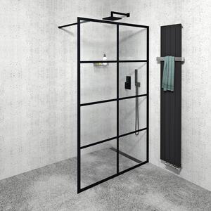 Gelco Gelco, CURE BLACK zuhanyparaván 1200 mm, átlátszó üveg, CB120