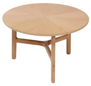 MAZZONI EXPORT BELLUNO Natúr Kőris - FA DOHÁNYZÓASZTAL Ø65 cm KEREK MODERN CLASSIC