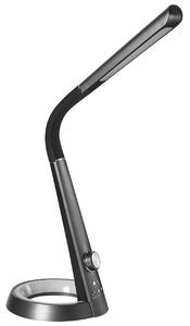 LED asztali lámpa CANOPUS USB porttal Fekete