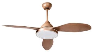 Mennyezeti ventilátor világítással MUDDY Távirányítóval Világosbarna