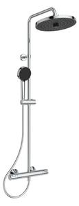 Ideal Standard CeraTherm - Zuhanyszett termosztáttal, 26 cm átmérőjű, 2 fúvókával, krómozott A7210AA