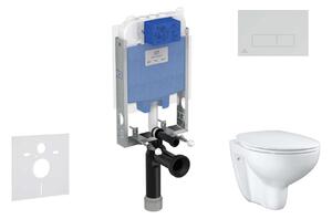 Ideal Standard ProSys - Szett falra szerelhető, WC és ülőke Bau Kerámia, gombok Oleas M2, perem nélküli, SoftClose, króm matt ProSys80M SP134