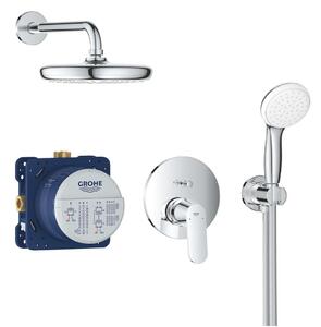 Grohe Eurosmart Cosmopolitan - Tempesta 210 zuhanykészlet rejtett keverővel, 2 fúvókával, krómozott 25219001