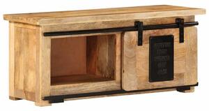 Tömör mangófa TV-szekrény 90 x 35 x 40 cm
