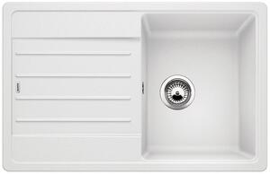 Blanco Legra 45 S, szilgránit mosogató 780x500 mm, fehér, 522203