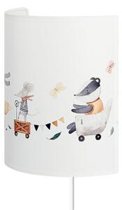 Fali Lámpa Duolla, Kids Print, Többszínű, Gyermekszoba, Szövet / Textília