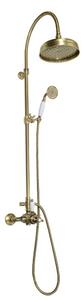 Sapho Reitano Rubinetteria Antea - Zuhanyszett termosztáttal, 200 mm, bronz SET046