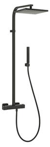 Sapho Dimy - Zuhanyszett 250x250 mm termosztáttal, fekete matt DM322BL