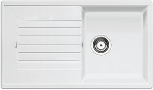 Blanco Zia 5 S, szilgránit mosogató 860x500x190 mm, 1 kamrás, fehér, 520515
