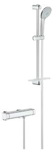 Grohe Grohtherm 2000 - Termosztatikus zuhanykeverő, zuhanykészlet 600 mm, króm 34195001