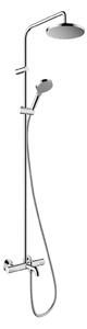 Hansgrohe Vernis Blend - Zuhanykészlet Showerpipe 200 kádtermosztáttal, EcoSmart, króm 26079000