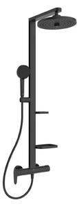 Ideal Standard ALU+ - Zuhanyszett keverővel, 26 cm átmérőjű, 2 fúvókával, selyemfekete színű BD584XG