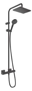 Hansgrohe Vernis Shape - Zuhanycső 230 zuhanykészlet termosztáttal, matt fekete 26286670