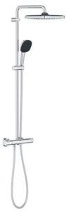 Grohe Vitalio Comfort - Zuhanyszett termosztáttal, 25x25 cm, 2 fúvókával, króm 26696001