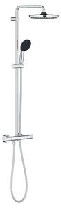 Grohe Vitalio Start - Zuhanyszett termosztáttal, 25 cm átmérőjű, 2 fúvókával, krómozott 26677001