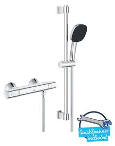 Grohe Precision Trend - Zuhanyszett termosztáttal, 3 fúvókával, krómozott 34237003